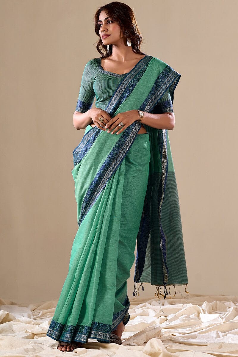 HEER FASHION PRESENTS LINEN COTTON SAREE